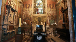 Kaplica Królewska w płockiej katedrze Wniebowzięcia Najświętszej Marii Panny. 2016 r. Fot. PAP/M. Bednarski