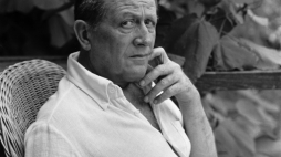 Warszawa, 16.10.1989 r. Kazimierz Dejmek, aktor i reżyser. PAP/CAF/A. Rybczyński 