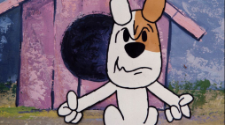 Reksio – bohater popularnego serialu animowanego Studia Filmów Rysunkowych w Bielsku-Białej. Fot. PAP/Reprodukcja