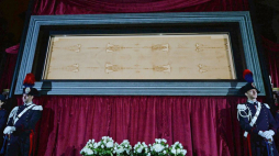 Całun Turyński. Fot. PAP/EPA