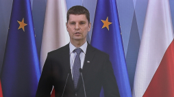 Warszawa, 09.04.2020. Koronawirus w Polsce. Transmisja konferencji prasowej ministra edukacji narodowej Dariusza Piontkowskiego w KPRM w Warszawie. Fot. P. Supernak