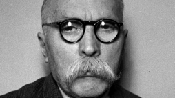 Kazimierz Pużak ps. Bazyli, sekretarz generalny PPS-WRN, komendant główny Gwardii Ludowej WRN, przewodniczący podziemnego parlamentu Rady Jedności Narodowej. Warszawa 05.11.1948. Fot. PAP/CAF-archiwum