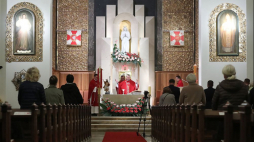 Msza święta w Katedrze Polowej Wojska Polskiego w Warszawie w 75. rocznicę zakończenia II wojny światowej. 08.05.2020. Fot. PAP/T. Gzell