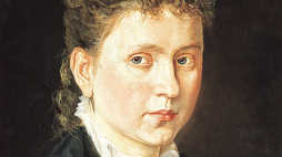 Warszawa, 1978-12. Portret pisarki Elizy Orzeszkowej, w zbiorach Muzeum Literatury im. Adama Mickiewicza w Warszawie. PAP/Reprodukcja W. Kryński