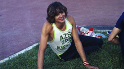 Jacek Wszoła podczas Lekkoatletycznego Memoriału im. Janusza Kusocińskiego. Warszawa, 06.1980. Fot. PAP/T. Prażmowski