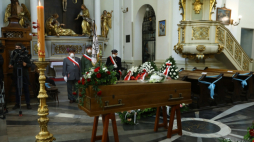 Warszawa, 03.06.2020. Pogrzeb Krystyny Barchańskiej-Wardęckiej, matki Emila Barchańskiego – msza święta pogrzebowa w kościele stygmatów św. Franciszka. Fot. PAP/R. Guz