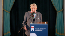 Warszawa, 25.06.2020. Profesor Stanisław Gebhardt podczas uroczystości powołania Rady Programowej Instytutu Dziedzictwa Myśli Narodowej im. R. Dmowskiego i I.J. Paderewskiego. PAP/M. Marek