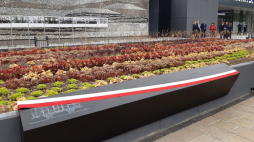 Odsłonięcie tablicy w Oświęcimiu poświęconej kolejarzom niosącym pomoc więźniom Auschwitz. Fot. Marek Szafrański