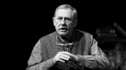 Warszawa, 15.11.2018. Andrzej Strzelecki podczas próby spektaklu „Fantazja polska” Macieja Wojtyszki w Teatrze Ateneum w Warszawie. PAP/R. Guz