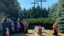 Obchody 77. rocznicy kulminacji zbrodni wołyńskiej. Źródło: Twitter Ambasady RP w Kijowie