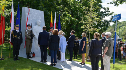 Uroczystość odsłonięcia pomnika kpt. Stanisława Jankowskiego ps. Agaton w Warszawie. Fot. PAP/M. Obara