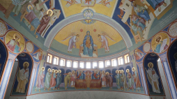 Świątynia prawosławna Hagia Sophia w trakcie budowy. Warszawa, 02.02.2020. Fot. PAP/P. Supernak