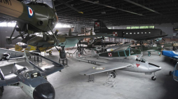 Prezentacja dla mediów postępów przy remoncie zabytkowych budynków Muzeum Lotnictwa Polskiego w Krakowie oraz stanu przygotowań nowej wystawy stałej. 27.08.2020. Fot. PAP/J. Bednarczyk