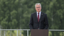 Prezydent Republiki Litewskiej Gitanas Nauseda. Fot. PAP/T. Waszczuk