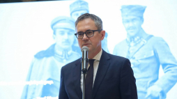 Dyrektor Muzeum Józefa Piłsudskiego w Sulejówku Robert Supeł. Fot. PAP/W. Olkuśnik