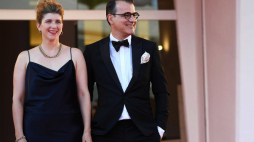 Kornél Mundruczó i Kate Weber na festiwaku w Wenecji. Fot. PAP/EPA