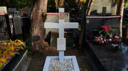 Odnowiony grób kpr. pchor. Jana Kazimierza Ciechońskiego ps. Szczęsny, Karol. Fot. materiały prasowe Muzeum Powstania Warszawskiego