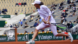 Iga Świątek podczas meczu finałowego French Open 2020. Fot. PAP/EPA
