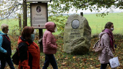 Inauguracja działalności turystycznego Szlaku Świętej Warmii. Bałdy, 10.10.2020. Fot. PAP/T. Waszczuk