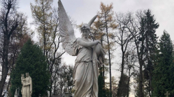 Nagrobek Marcelego Ciemirskiego na Cmentarzu Łyczakowskim we Lwowie po renowacji. Źródło: Instytut POLONIKA