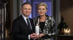 Para prezydencka zachęca do udziału w akcji Wigilijne Dzieło Pomocy Dzieciom. Źródło: Prezydent.pl