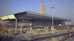 Budowa Dworca Centralnego. Warszawa, 10.1975. Fot. PAP/J. Grelowski