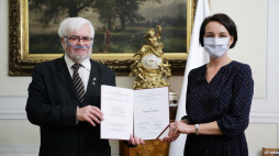 Marek Konopka uhonorowany nagrodą im. prof. Jana Zachwatowicza. Fot. MKiDN / Danuta Matloch