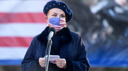 Georgette Mosbacher. Fot. PAP/J. Kaczmarczyk