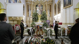 Uroczystości pogrzebowe piosenkarki Marii Koterbskiej w Kościele Opatrzności Bożej w Bielsku-Białej. Fot. PAP/A. Grygiel