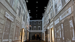 Wystawa „Na żydowskiej ulicy” – fragment ekspozycji stałej w Muzeum Historii Żydów Polskich. Fot. PAP/M. Obara