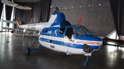 Helikopter SM-1. Źródło: www.facebook.com/MuzeumLotnictwa