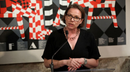 Dyrektor MCK Agata Wąsowska-Pawlik. Fot. PAP/Ł. Gągulski