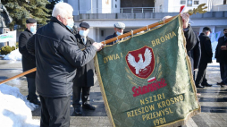 Obchody 40. rocznicy podpisania porozumień rzeszowsko-ustrzyckich oraz 40. rocznicy powstania NSZZ Rolników Indywidualnych „Solidarność”. Rzeszów, 21.02.2021. Fot. PAP/D. Delmanowicz
