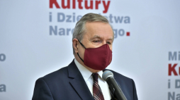 Wicepremier, minister kultury, dziedzictwa narodowego i sportu prof. Piotr Gliński. Fot. PAP/A. Lange