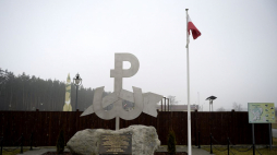 Park Historyczny w Bliźnie na Podkarpaciu, gdzie Niemcy w latach 1943-44 testowali broń rakietową. Fot. PAP/D. Delmanowicz