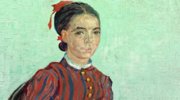 "La Mousme" Rysunek Vincenta van Gogha