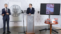 Konferencja prasowa prezentująca publikację IPN „Jeńcy 1920”. 11 marca 2021 r. Fot. Sławek Kasper (IPN)