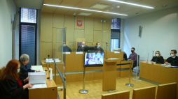 Kraków, 23.03.2021.  Sala rozpraw Sądu Apelacyjnego w Krakowie, który zajmuje się sprawą niemieckiego serialu "Nasze matki, nasi ojcowie". Fot. Ł. Gągulski 