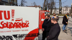 Otwarcie wystawy „Tu rodziła się Solidarność”. Źródło: IPN