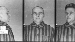 Fotografia obozowa rotmistrza Witolda Pileckiego. Fot. Państwowe Muzeum Auschwitz-Birkenau