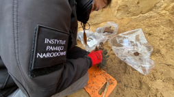 Badania przeprowadzone przez specjalistów Biura Poszukiwań i Identyfikacji. Źródlo: Biuro Poszukiwań i Identyfikacji IPN