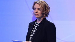Kalina Cyz, nowa dyrektor Teatru Telewizji i zarazem redaktor naczelna TVP Kultura. Fot. PAP/T. Gzell