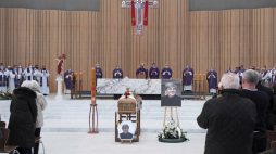 Uroczystości pogrzebowe ks. kan. dr. Mirosława Nowaka w Świątyni Opatrzności Bożej. Fot. PAP/M. Marek