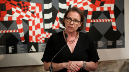 Dyrektor MCK Agata Wąsowska-Pawlik. Fot. PAP/Ł. Gągulski