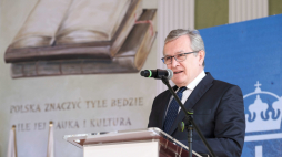 Wicepremier, minister kultury, dziedzictwa narodowego i sportu Piotr Gliński podczas konferencji inaugurującej powstanie Collegium Intermarium. Fot. PAP/M. Marek