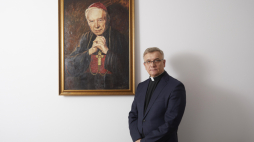 Rektor elekt Uniwersytetu Kardynała Stefana Wyszyńskiego ks. prof. dr hab. Ryszard Czekalski. Fot. PAP/A. Zawada