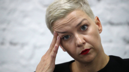 Maria Kalesnikava. Fot. PAP/EPA