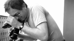 Krzysztof Kieślowski. Fot. K. Baranowski. Źródło: www.nckf.pl