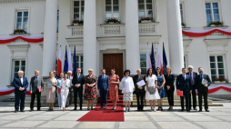Uroczystość wręczenia certyfikatów wpisu na Polską Listę Krajową Programu UNESCO „Pamięć Świata” w Belwederze. Warszawa, 10.06.2021. Fot. PAP/A. Lange