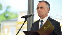 Sekretarz stanu w Ministerstwie Kultury, Dziedzictwa Narodowego i Sportu Jarosław Sellin. Fot. PAP/P. Nowak